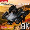 Lenovo Drone GPS Lenovo P11 Max 8K HD 5G Professionale per Fotografia Aerea con Doppia Fotocamera, Evitamento Ostacoli, Quadricottero Brushless 20000M 2026