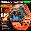 GUHUAVMI Orologio Sportivo GPS Smartwatch da Uomo Militare 2026, Impermeabile 10ATM, Batteria 1000mAh, Display AOD 1.75'', GPS Integrato, Resistente per Esterni - Vendite Calde