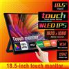 Anmite Monitor touchscreen portatile Anmite da 18,5 pollici 120Hz 100% sRGB con supporto per schermo per laptop, telefono, Xbox, PS4, PS5, Switch