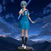 Bandai Statua Anime Rei Ayanami da 27 cm (10,6 pollici) in PVC, Action Figure, Ornamento da Scrivania, Modellino da Collezione, Decorazione per Stanza e Scrivania, Giocattolo