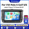 Ainavi Autoradio AINAVI per VW Golf 5 T5 Polo 5 Passat B6 B7 Tiguan Jetta MK6 2Din Wireless Carplay Android Auto Bluetooth Carplay Voiture Carplay Para Auto Pantalla Carplay Para Coche Carplay Per Auto Radio