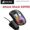 Attack Shark Mouse da Gaming Wireless ATTACK SHARK X2Pro RGB Trasparente Tri-Mode BT5.0 2.4G USB-C con Dock di Ricarica