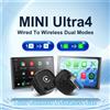 NONE Mini Ultra 4 Wireless Android Auto Box CarPlay Adapter da cablato a wireless, doppia modalità USB Plug and Play, dongle Car Play con aggiornamento OTA