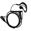 BAOFENG Auricolare con Microfono PTT a 2 PIN con Gancio per Orecchio, Cuffie per Walkie Talkie, Interfono, Compatibile con BAOFENG UV5R KENWOOD HYT