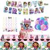 Hasbro Decorazioni per Festa di Compleanno Gabby Dollhouse, Stoviglie Usa e Getta, Piatti, Bicchieri, Striscione, Palloncini, Sfondo, Regali per Baby Shower