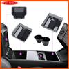TESY Nuovo Organizzatore Interno 2026 per Tesla Model Y Juniper, Model YL, Model 3 Highland - Set Tappetini in Silicone e Scatola Console in ABS Traslucido