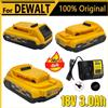 DEWALT Nuova Batteria Originale Dewalt 3.0Ah 18V Ricaricabile per Utensili DCB200 DCB201 DCB206 18V 3AH. Per Batterie Utensili Dewalt 18V 20V