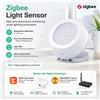 coolo Sensore di Luce Intelligente ZigBee, Rilevatore di Luminosità e Illuminazione, Funzionamento a Batteria, Supporto Zigbee2mqtt Smart Life TUYA