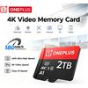 OnePlus Scheda SD OnePlus 2TB Ultra-Speed V30 A2 512GB 256GB 128GB, Scheda di Memoria 1TB Micro TF SD con Adattatore per Smartphone/Tablet/PC, Uso Multiplo