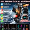 GUHUAVMI Nuovo Smartwatch ECG per Uomo e Donna con Misurazione di Pressione Sanguigna, Acido Urico, Lipidi, Temperatura, Multifunzione, Chiamate Bluetooth