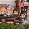 Bandai Set di 5 Modellini Anime Demon Slayer, Decorazione da Scrivania, Giocattolo per Regalo a Sorpresa