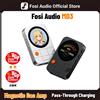 Fosi Audio MD3 Amplificatore DAC per Cuffie con Schermo LCD, Chip ES9039Q2M, Amplificatore Hi-Fi Portatile per iPhone e Android
