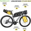 NEWBOLER Set di borse impermeabili NEWBOLER per bikepacking, borsa da viaggio per bicicletta, per bici da gravel, bici da strada, accessori per ciclismo a lunga distanza.