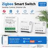 coolo Interruttore Intelligente Zigbee 1/2/3 Gang, Modulo Relè Esterno Mini per Smart Life, App TUYA, Controllo Remoto Zigbee2mqtt