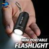 ZHIYU Mini lampada portachiavi tascabile USB ricaricabile a LED, luce forte, torcia multifunzionale, impermeabile, per escursioni all'aperto, campeggio
