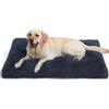 DONWEI Cuccia Cane Interno 75CM Grigio Scuro Pelosa Sfoderabile Antiscivolo | Peluche soffice, fodera rimovibile lavabile, base stabile, spazioso letto per cani taglia media