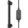 NICREW Riscaldatore Acquario 300W con Controller Esterno, Fino a 300L | Spegnimento per Surriscaldamento | Temperatura Stabile | Regolabile 15-35 °C | Vetro Quarzo | Acqua Dolce e Marina