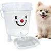 Generico per Cani con Dispenser Automatico Grande Capacità, Antigoccia, Bevitore | per Cani con Erogatore d'Acqua Per Rifornire Ciotole di Cane Gatto Cucciolo Animali per Casa Interno Esterno