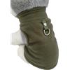 Hixingo Maglione Invernale per Cani, Cappotto per Animali Domestici, Abbigliamento per Animali Domestici, Pigiama in Pile per Cani di Taglia Media Grande (R201 Verde militare,M)