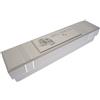 White Cotton Cards - Contenitore per certificato di nascita (con scarpine argento)