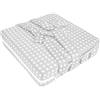 Duokon Sedia Bambini Pad Aumentato Baby Booster Cuscino Sedile Rimovibile Regolabile(Silver Stars)