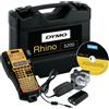 DYMO Stampante per etichette/CD DYMO RHINO 5200 Kit stampante etichette [CD] Trasferimento termico 180 x DPI ABC (Rhino Case - Kit, Thermal transfer, DPI, Black,Yellow, ABC, 100 characters, 1.9 cm Warranty: 12M) [S0841400]