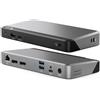 ALOGIC DUPRDX2-100 replicatore di porte e docking station per laptop Cablato USB 3.2 Gen 1 (3.1 1) Type-C Nero, Grigio [DUPRDX2-100]