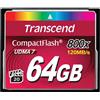 Transcend Memoria flash Transcend 64GB 800x CF CompactFlash MLC [TS64GCF800]