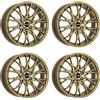 Dotz 4 Cerchi Dotz Fuji gold 8.0Jx19 5x112 per Audi A3 A4 A6 A8 Q2 Q3 Q4 TT