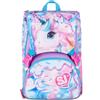 Seven SJ GANG STYLE JAM GANG Zaino Scuola Estensibile Big LED UNICORN GIRL, Rosa, 24 L