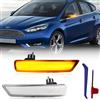POPMOTORZ LED Indicatori di Direzione Specchietto Retrovisore per Ford Focus 2008-2016, Frecce LED Specchietto con Canbus Senza Errori 2835 SMD, 2 Pezzi