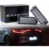 Esselle Parts Placchette Luci Targa LED Compatibili con Renault Arkana Clio 3 Clio 4 Espace 5 Kadjar Kangoo 2 Koleos Laguna 2 Laguna 3 Master Megane 4 Talisman Twingo MK2 18 SMD CANBUS 6000K Bianco Plug & Play