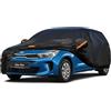 Kayme Telo Copriauto da Esterno, Compatibile con Kia Rio(2011-2026), Copertura a 7 Starti per Impermeabile Anti UV Anti Vento Antipolvere, Telo Copri con Cerniera e in Cotone.