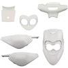 one by camamoto kit set carene complete plastiche compatibile con (cod 77366821 con mbk booster n.g. / yamaha anno dal 1999 al 2006 colore bianco)