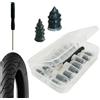 Generico Viti Pneumatici | Strumenti Riparazione Moto | Viti in Ggomma A Fungo per Riparazione Pneumatici | Kit Riparaziione Forature per Auto Moto Scooter ATV Fuoristrada off_Road Viaggio Sicuro