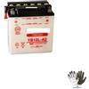 farbrothersonline COMPATIBILE CON SUZUKI GS (B/N) (Tamburo) 550 dal 1977 al 1979 BATTERIA GIA' PRONTA ALL'USO UASA YB10L-A2 BATTERIE 11 AMPERE 12 V 135X90X145MM PRECARICATA FAI DA TE