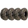 Parnells Pneumatici ATV 27x9.00-12 8ply 225/80-12 P0358 OBOR Cypress 71J Road Legal (Set di 4)
