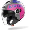 AIROH CASCO JET HELIOS UP PINK GLOSS XL