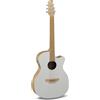 Applause Chitarra acustica elettrificata Applause Jump Blank Canvas AEO-69-6PS, tavola: abete europeo massiccio, preamplificatore con altoparlante ed effetti, meccaniche cromate opache