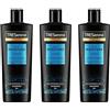 Tresemmé Rich Moisture Shampoo, per capelli secchi e danneggiati 3 x 400 ml