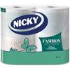 Nicky Fashion - 4 Rotoli di Carta Igienica a 4 Veli