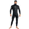Seac Royal, muta in neoprene da 7 mm per apnea e pesca subacquea, salopette e giacca con cappuccio