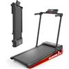YM Tapis Roulant Salvaspazio 12 km/h, MARCHIO ITALIANO, Inclinazione, Telaio rinforzato, Elettrico, Pieghevole, 12 Programmi, Display, Porta Tablet, Your Move ASSISTENZA ITALIA. Mod. TD 500 EVO