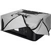 kwmobile Copertina Antipolvere Compatibile con Canon Pixma TS5150 /5151 /MG 2555 / Pixma MG2551S - Copri Stampante - Copertura Protettiva - Fodera in grigio/nero