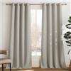 PONY DANCE Tende Camera da Letto Oscuranti 2 Pezzi L140 x A240 cm | Natura, Termiche Isolanti Caldo e Freddo, per Soggiorno, Decorazione, Anti-UV, OEKO-TEX, Blackout Curtains, Privacy