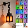 Kayuneed Luce notturna Lantern, 16 colori, lampada da parete a LED, portatile, con telecomando e funzione dimmer, ricaricabile tramite USB, per bambini, camera da letto e decorazione per feste