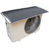 LXRHLIKG Copri Condizionatore da Esterno, Magnetica Copri Climatizzatore Esterno, Copertura Pompa di Calore Antirumore Resistente d'Aria per Tutte Le Condizioni Atmosferiche(Black,110x55cm/43x22in)