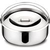 Lagostina Scodello con coperchio, Accessorio per Pentola a Pressione capacità 5 / 6 Litri, Acciaio Inox, Diametro 20 cm