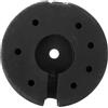 FUNOMOCYA Base per Lampada da Terra, Base Peso in Plastico Nero, Struttura Semplice e Stabile, Ricambio per Piantana e Lampada da Tavolo