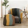 WJHDWYD Copripoltrona Elasticizzata, Chesterfield 2 Pezzi, Cuscino Separato Universale - Lavabile Fodera per Soggiorno Bar Reception (B2)
